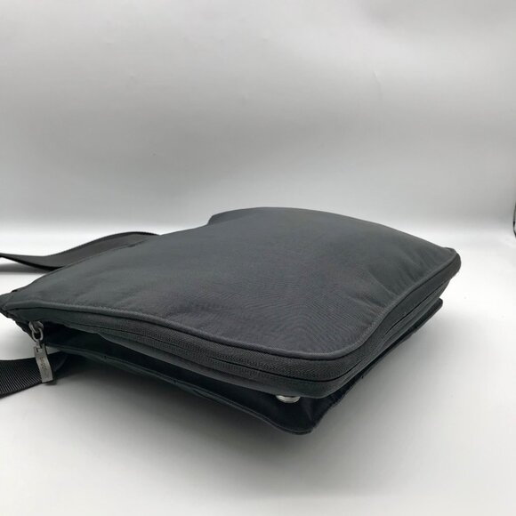 Baggallini Gray Nylon North South Crossbody - Picture 7 of 12